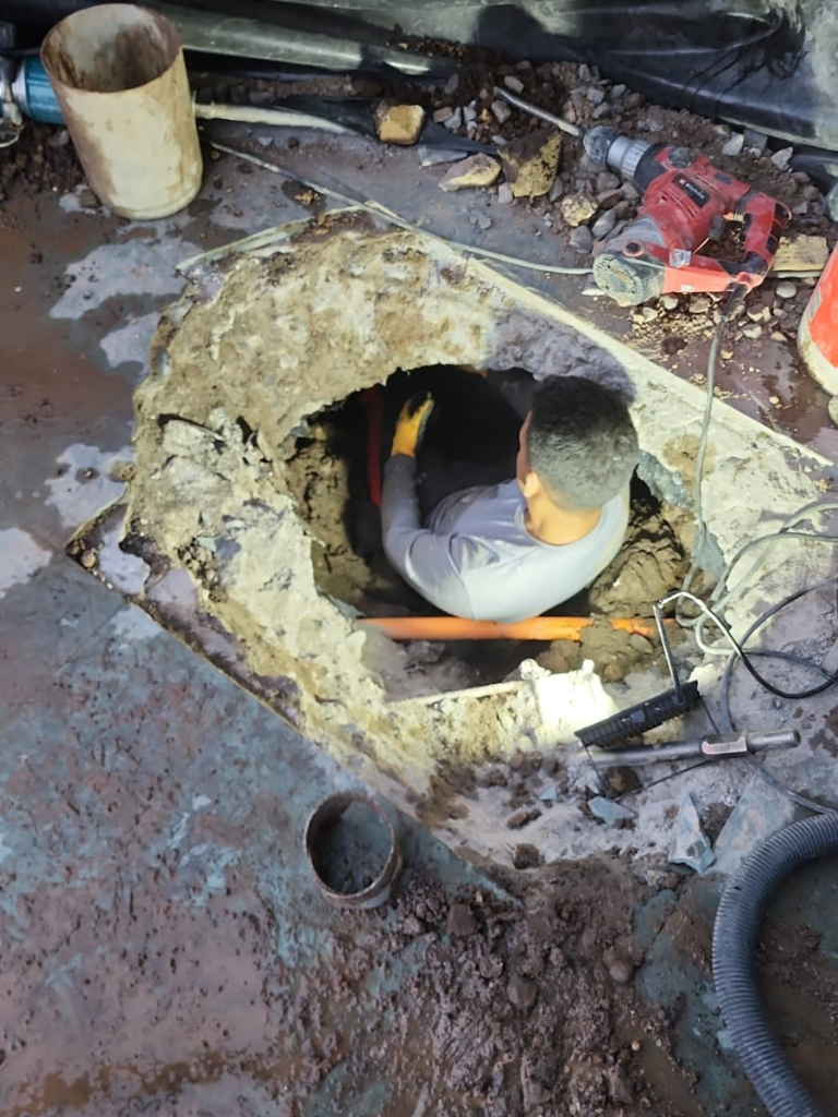 Se reparo filtración jacuzzi